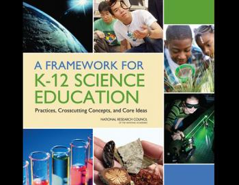 Book cover: A Framework for K-12 Science Education