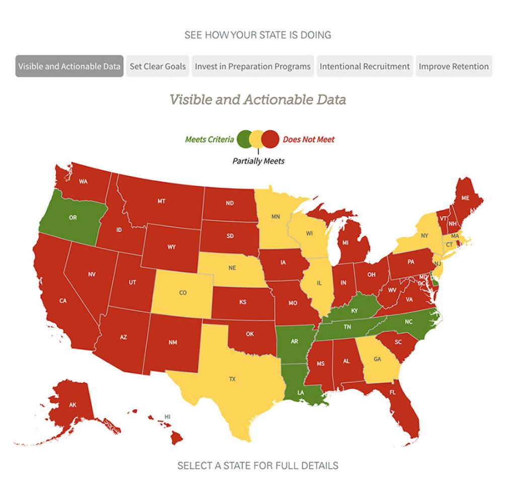 Interactive map of the United States