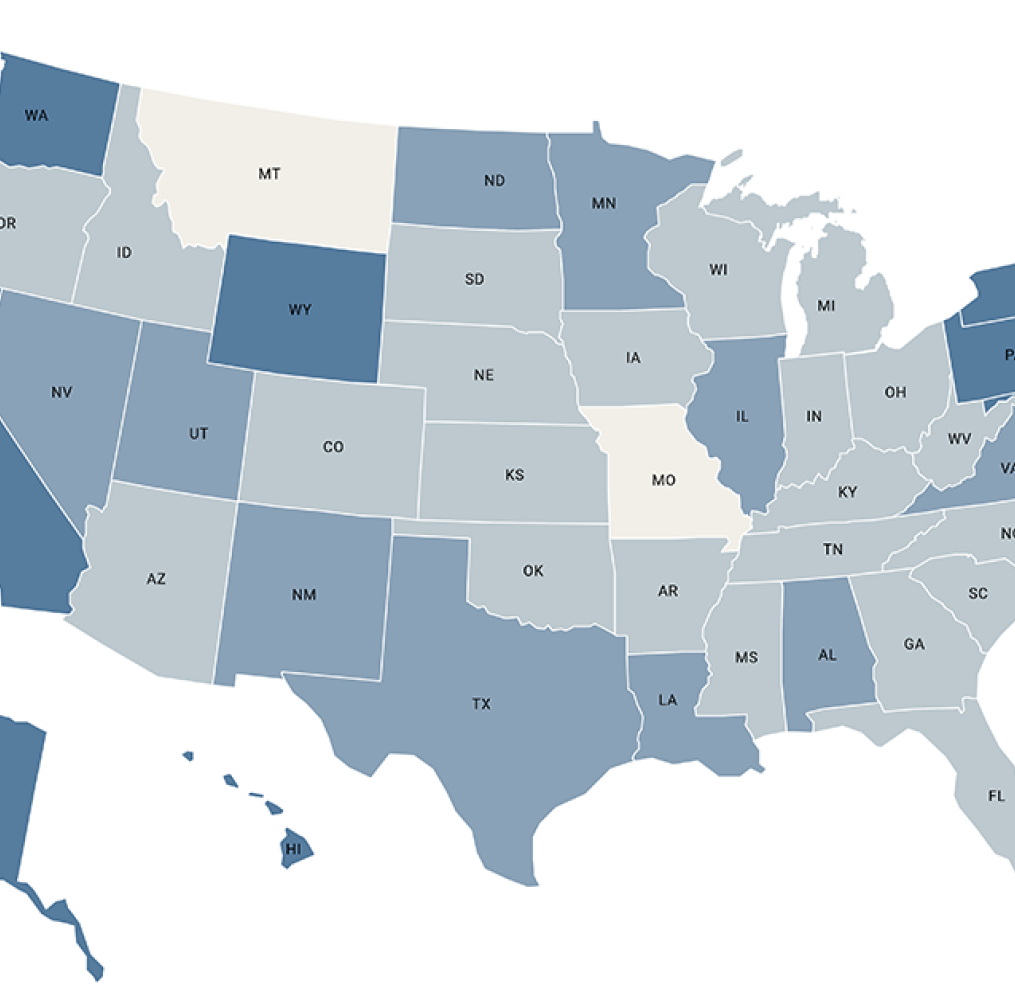 Map of the United States