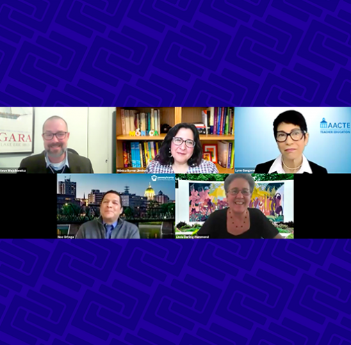 Screenshot of panelists